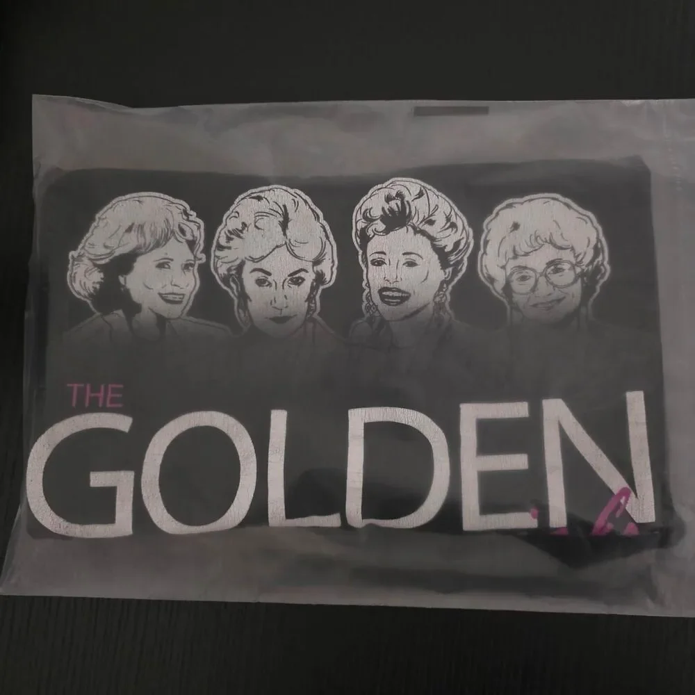 Torrid Golden Girls Graphic Tee Black V-Neck Plus Size 3 3X 100% Cotton